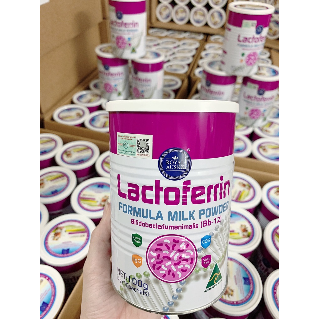 Sữa bột Hoàng Gia Úc Lactoferrin Formula Milk sữa non tăng cường sức đề kháng và hệ miễn dịch cho trẻ Royal Ausnz 400g