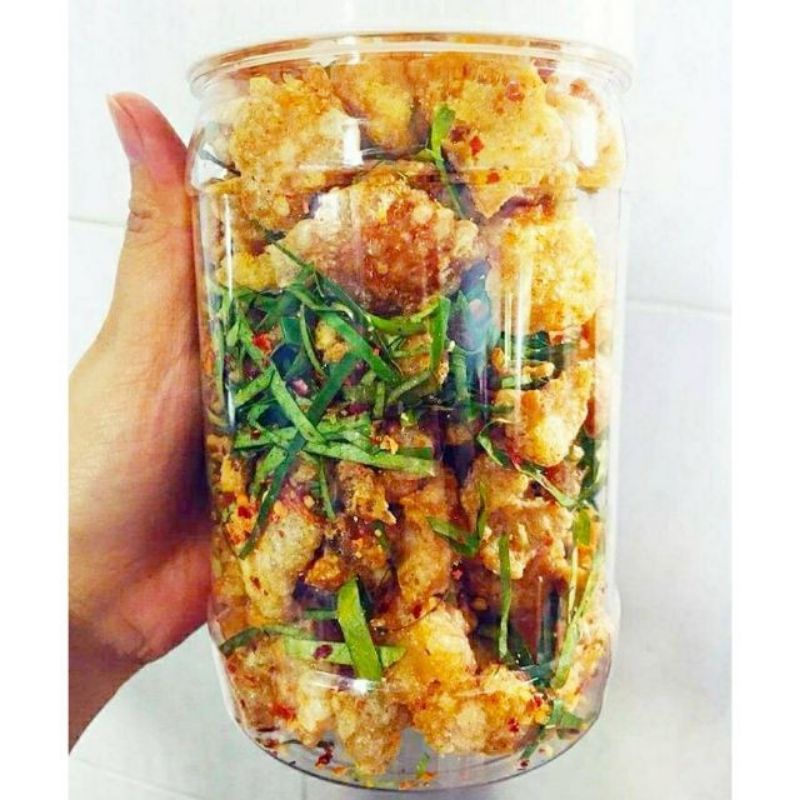 TÓP MỠ LÁ CHANH GIÒN RỤM