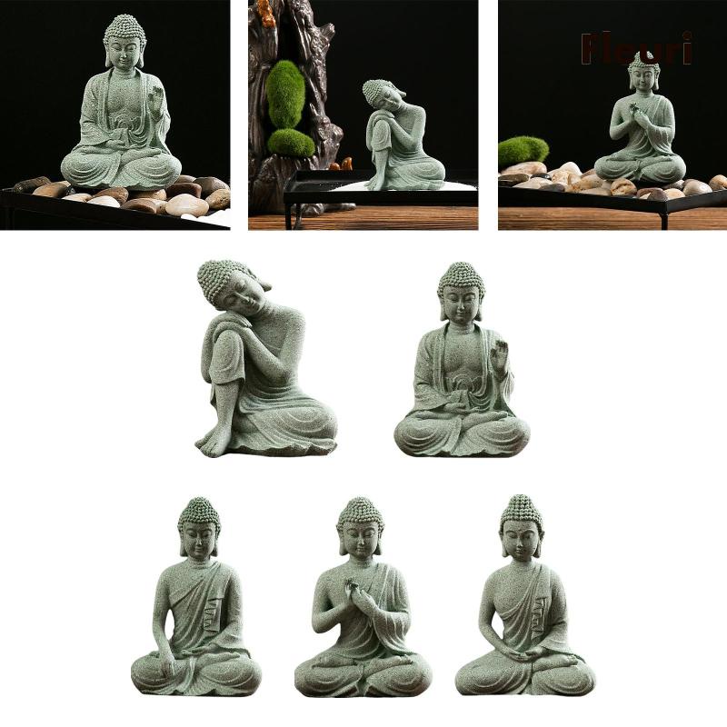 Tượng Phật Bằng Đá Cát Dùng Trang Trí Nhà Cửa