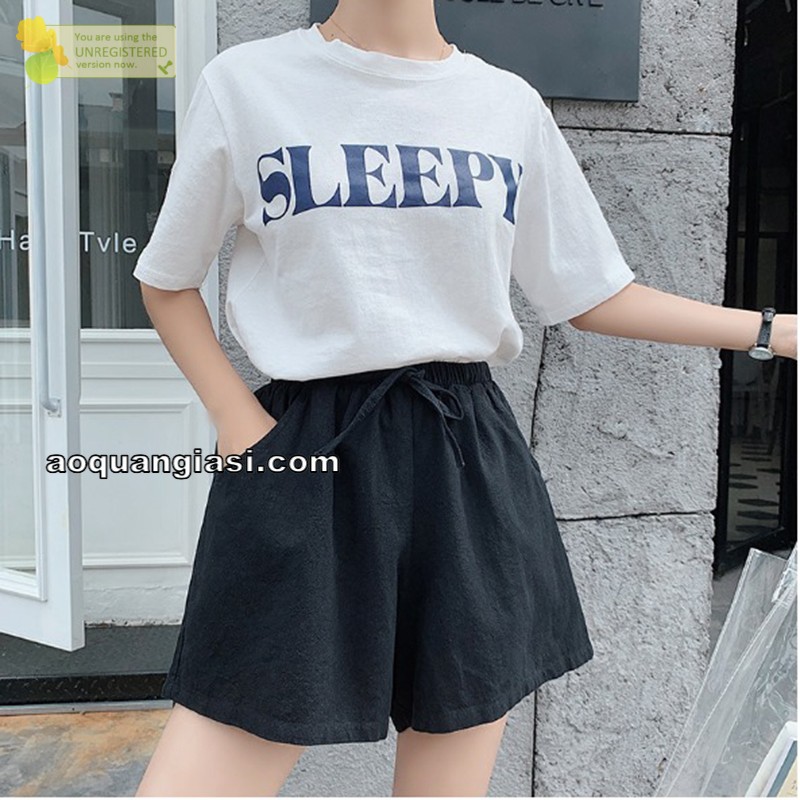 Quần short đũi ĐEN MT405