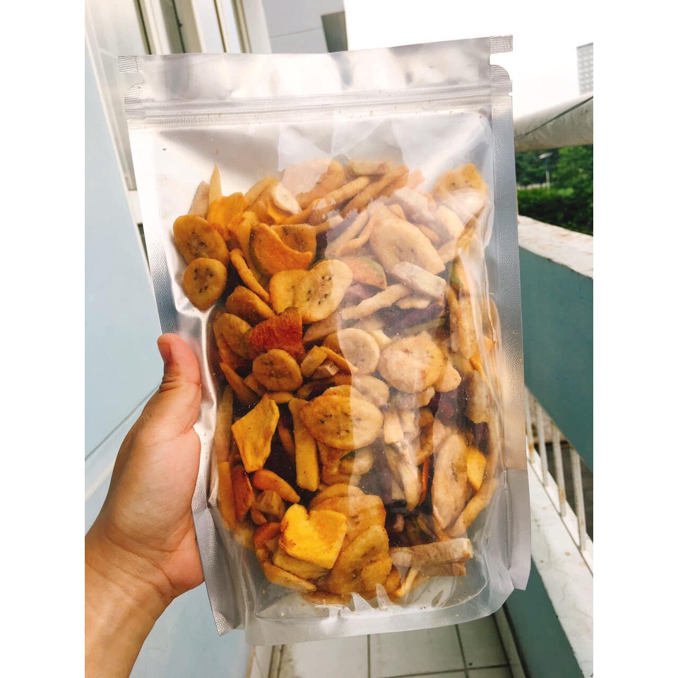 Trái cây sấy hàng vỡ 500gr Hoa quả sấy giòn