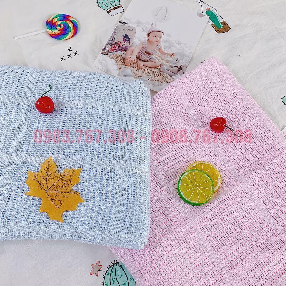 Chăn Lưới Sợi Tre Siêu Mềm Mại, Thoáng Mát Mama &amp; Papa 4 Mùa Cho Bé - BTT00176