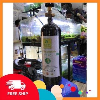 Bình CO2 (loại 3kg)  chuyên dụng cho hồ thủy sinh.