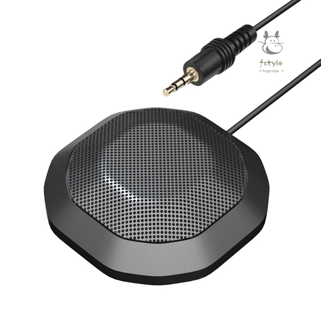 Micro thu âm đa hướng 360 độ giắc cắm 3.5mm cho PC/ laptop