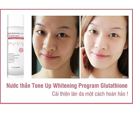 Combo Dưỡng Sáng Da, Mờ Thâm  Angel's Liquid 7DAY Whitening Program Glutathione 700V ( Toner 150ml + Serum 30ml)