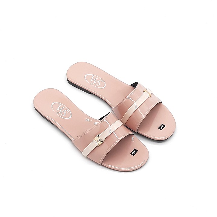 Dép lê bệt nữ quai ngang khoá vuông xinh xắn thời trang VYS TA6331 (Nhiều Màu)