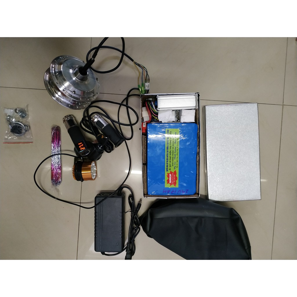 Siêu khủng Khối pin lithium ion panasonic 24v15ah, chuyên dùng cho xe đạp điện, xe điện 24v các loại