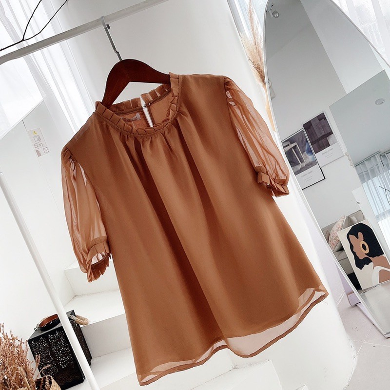[Bán BUÔN&amp;LẺ] Áo kiểu cho nữ G97 đủ size chất mát kiểu dáng thời trang dễ phối với chân váy hoặc quần các loại GEM.VN