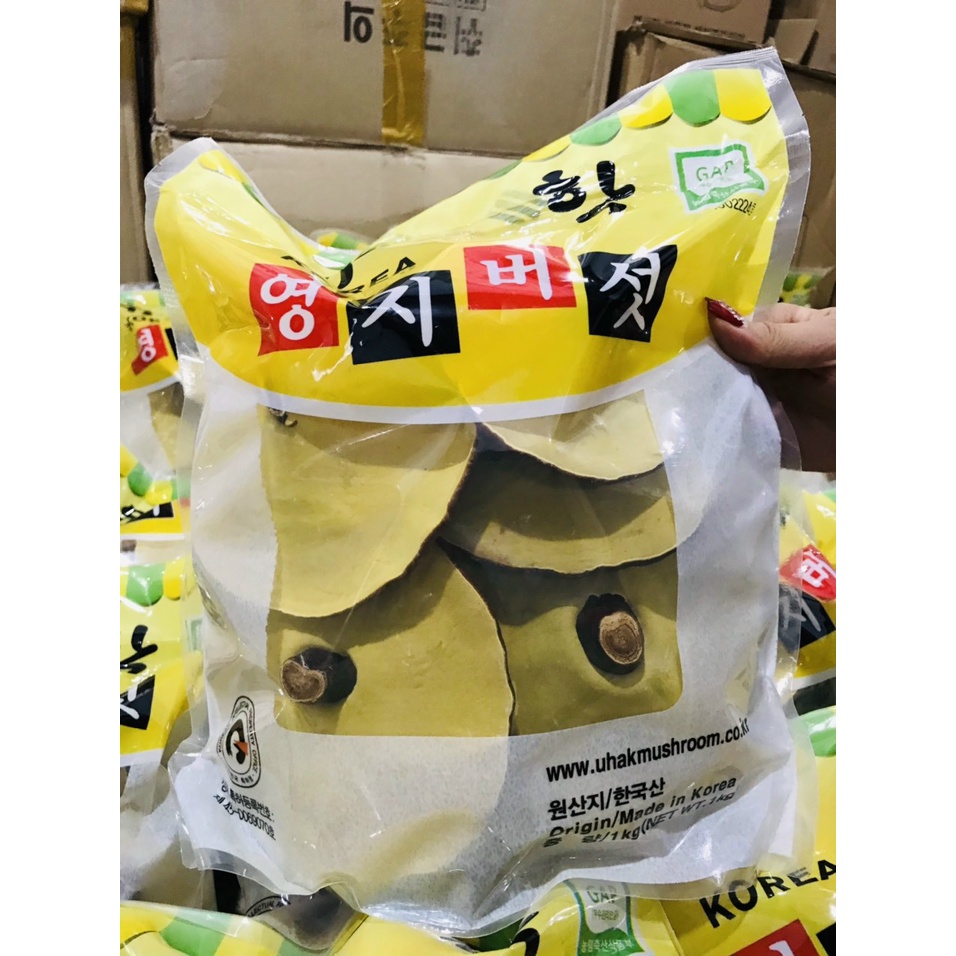 Nấm Linh Chi Uhak Cao Cấp Hàn Quốc Túi 1kg
