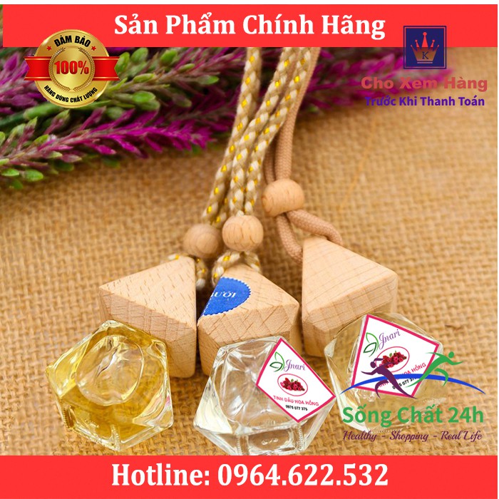 Tinh Dầu Treo Xe Hương Quế &amp; Sả - Sống Chất 24h