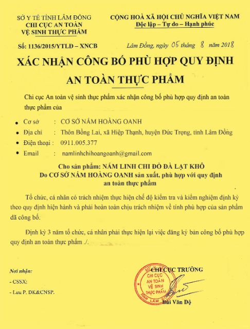 Bào Tử Nấm Linh Chi Đỏ 100g