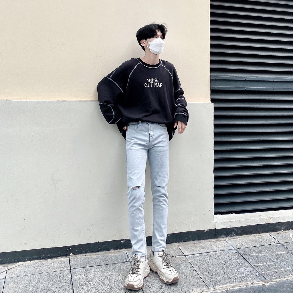 Quần Jean Nam Chất Bò ống Côn 🔵FREE SHIP🔵 Quần bò nam màu Xám tro DC Denim [211] | BigBuy360 - bigbuy360.vn