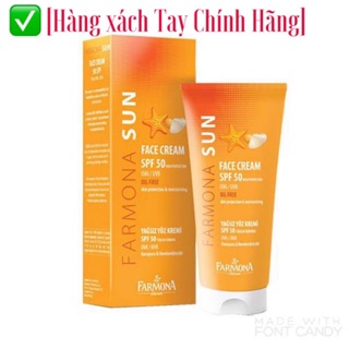 Kem Chống Nắng Farmona Sun Face Cream Oil Free Spf50 - Hàng xách tay Balan- đủ bill