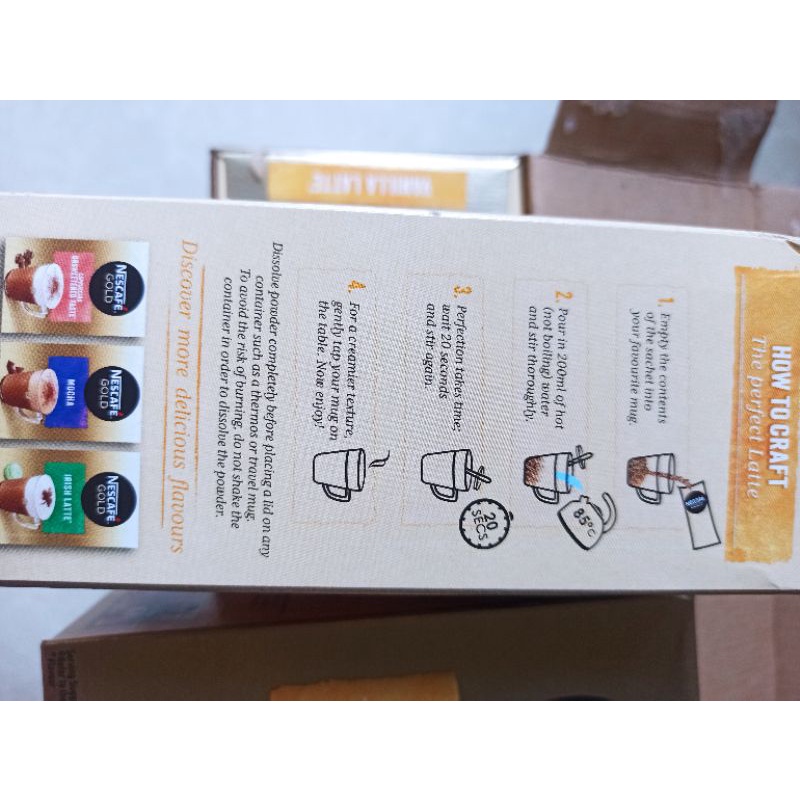 [Mã GROXUAN1 giảm 8% đơn 150K] NesCafe Gold Vị Vanilla - Cappuccino ( 8 gói x 18,5g ) | BigBuy360 - bigbuy360.vn