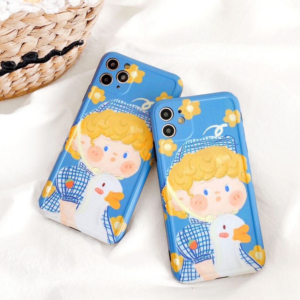 Ốp lưng iphone Ducky Baby IMD dày dặn viền nổi 6/6plus/6s/6splus/7/7plus/8/8plus/x/xr/xs/11/12/13/pro/max/plus/promax | BigBuy360 - bigbuy360.vn