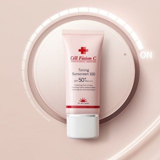 Kem chống nắng cell fusion c toning suncreen 100 spf 50+