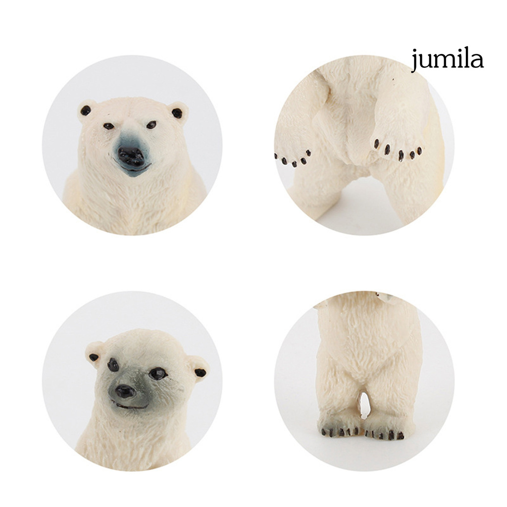 Mô Hình Gấu Bắc Cực Đồ Chơi Cho Bé