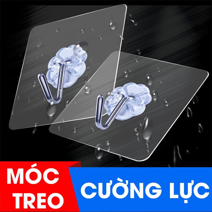 Móc dán tường siêu dính 6x6cm