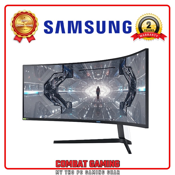 Màn Hình Cong SAMSUNG 25 49 inch/DualQHD/VA/240Hz/1ms/420nits/GSync