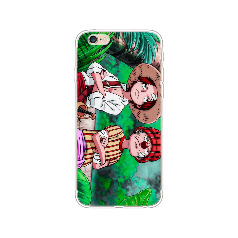 Ốp Lưng Silicone TPU HọA TiếT HoạT HìNh One Piece ThờI Trang Cho iPhone 5/5s 6/6s