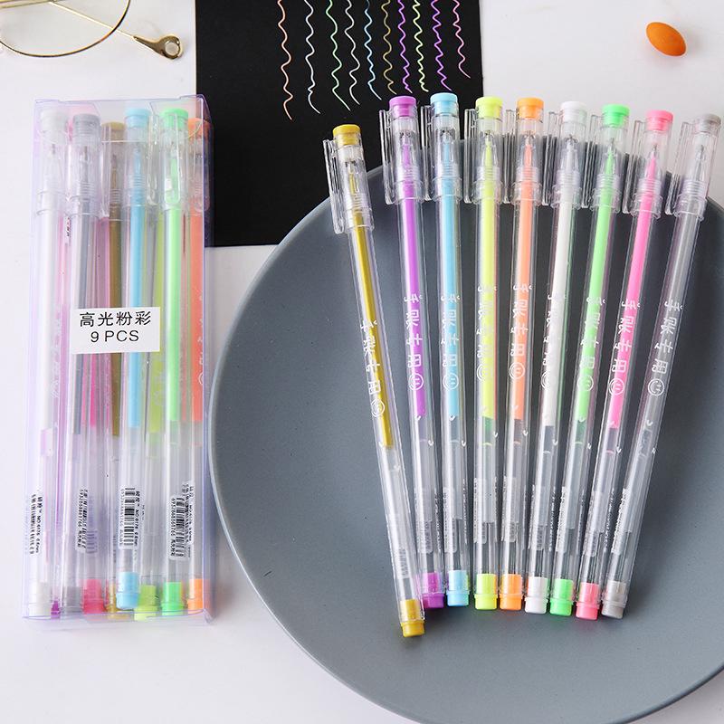 Hộp phấn đánh sáng 9 màu 12 màu