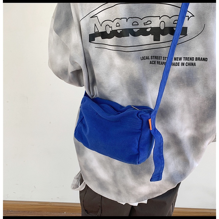 Túi đeo chéo kaki hình chữ nhật size nhỏ