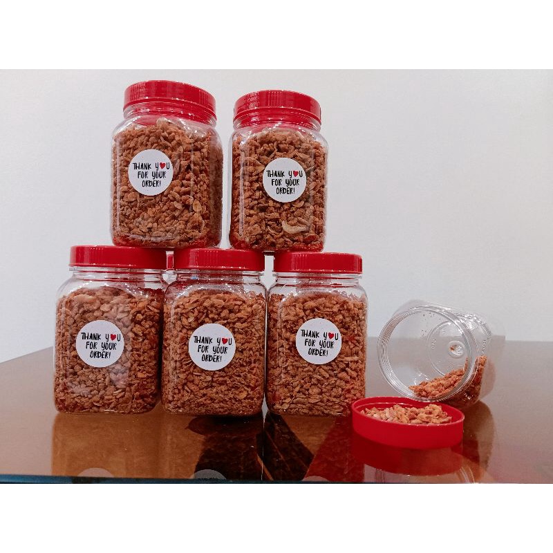 Hủ 100gr muối tép nguyên con Cay xé họng dùng thử