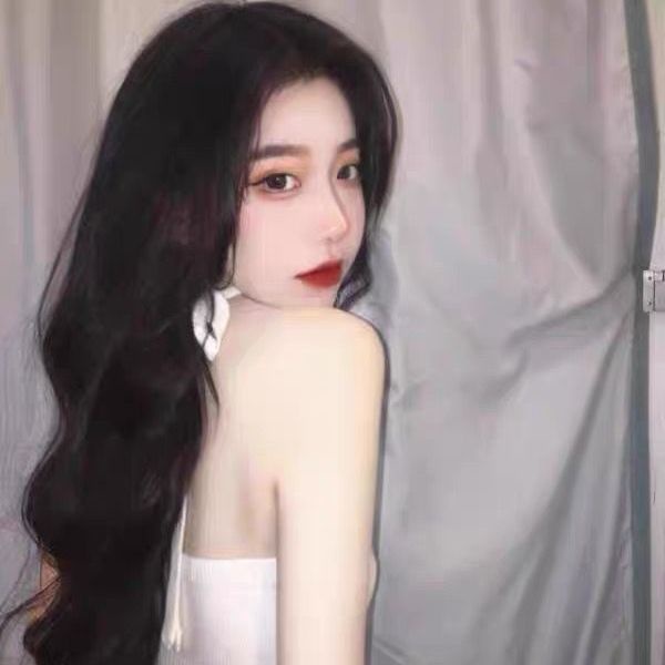 Tóc Giả Dài Xoăn Nhẹ Nhuộm Màu Vàng Nhạt Thời Trang Cho Nữ