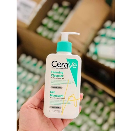 Sữa Rửa Mặt Cerave Da Dầu Da Khô &amp; Da Hỗn Hợp Đủ Size (Hỏa Tốc 1h, Miễn Phí Vận Chuyển)