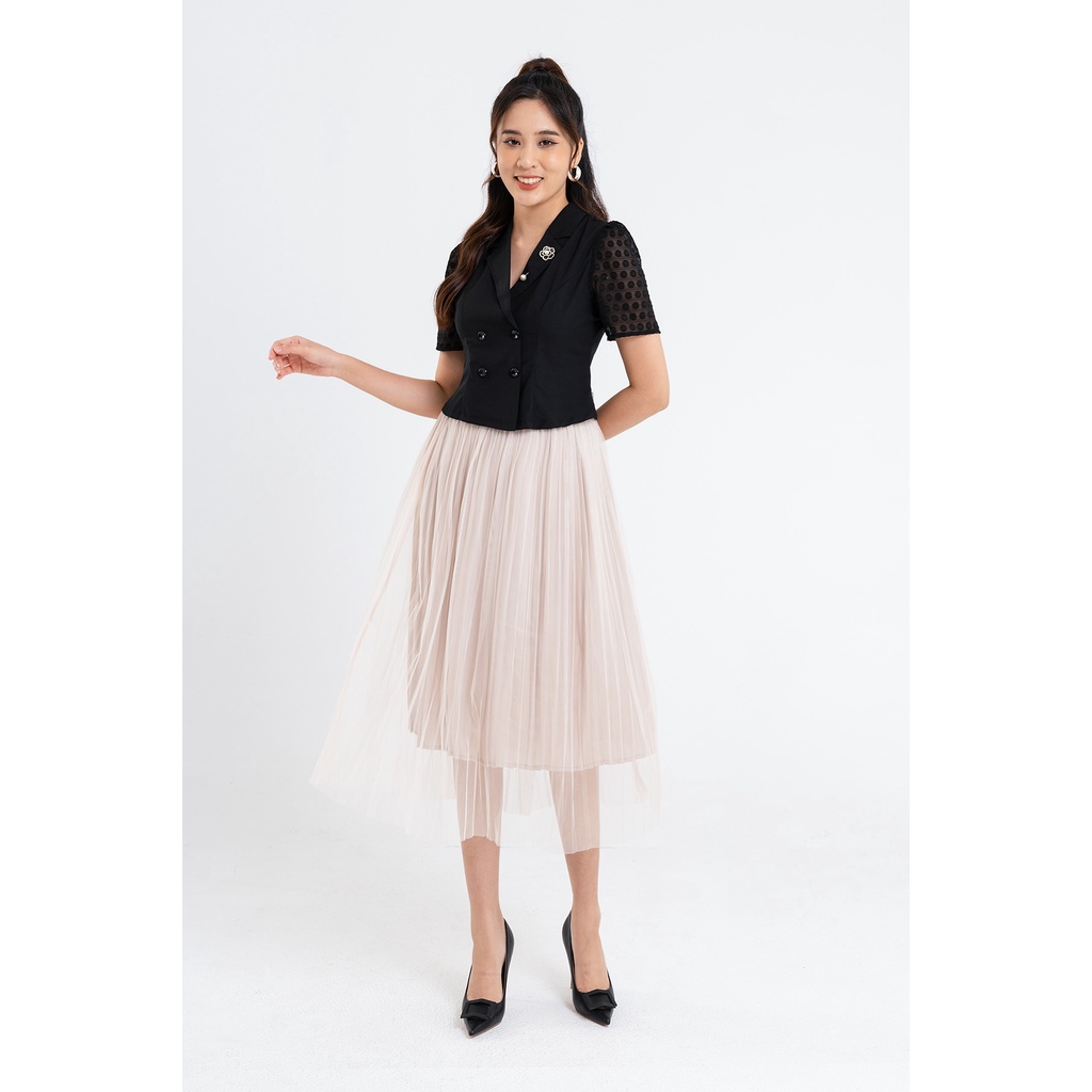 Áo Kiểu LAMER Peplum Tay Phối L61H22H083
