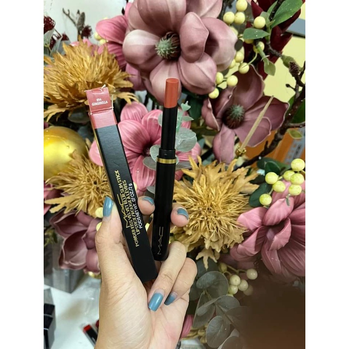 Son thỏi MAC powder kiss velvet blur slim stick