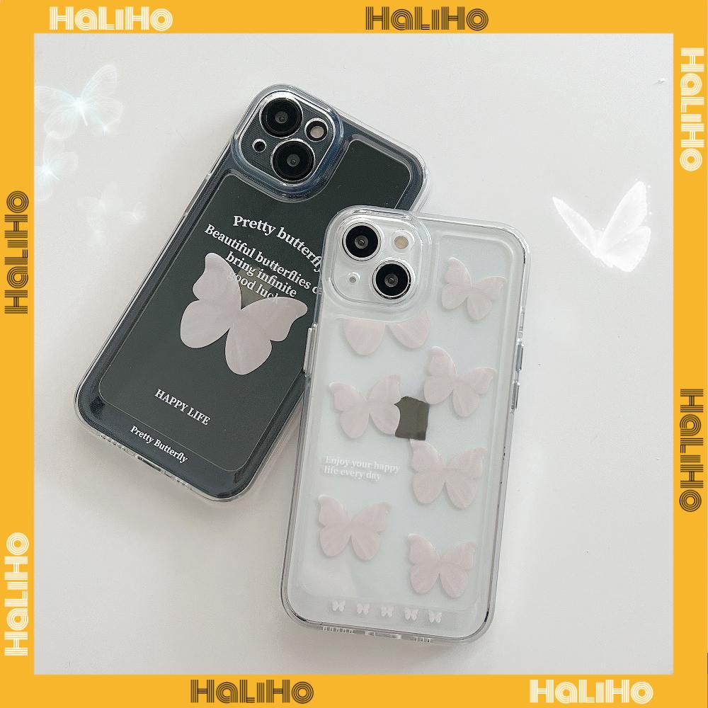 iPhone Case Silicone Soft Case Shockproof Camera Full Coverage Protection Plating Button Cute Butterfly Compatible For iPhone 11 iPhone 13 Pro Max iPhone 12 Pro Max iPhone 7 Plus