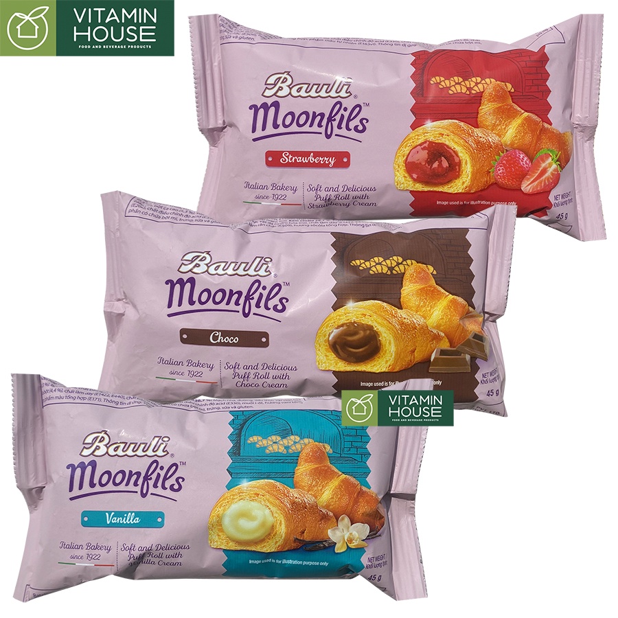 Bánh Sừng Bò Bauli Moonfils 45g Croissant - Vitamin House