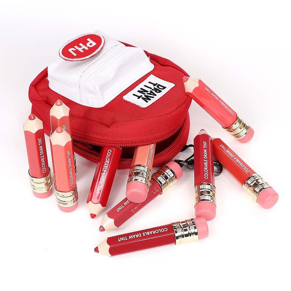 Son Kem Hình Bút Chì It's Skin 09 Big Red 3.3g Colorable Draw Tint - OLIX