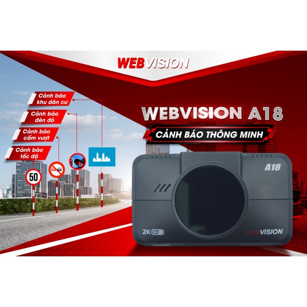 A18 Webvision Camera hành trình Ô tô + thẻ nhớ 64G | BigBuy360 - bigbuy360.vn