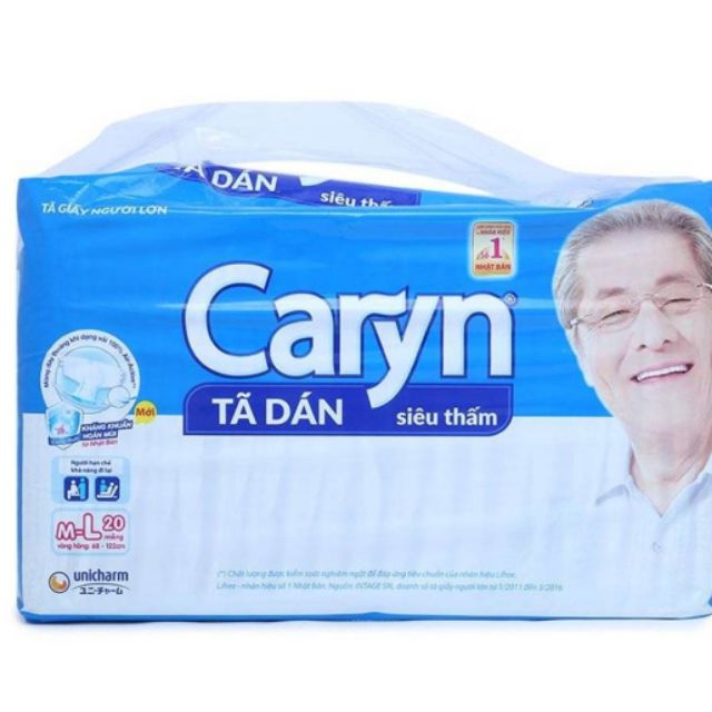 Tã dán Caryn (20 miếng) dùng cho mẹ sau sinh, người vận động khó khăn