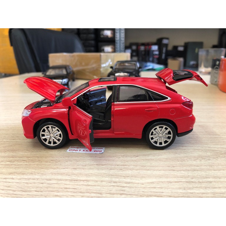 Mô hình xe Lexus RX350 RX450h bằng hợp kim tỉ lệ 1:32 siêu đẹp –