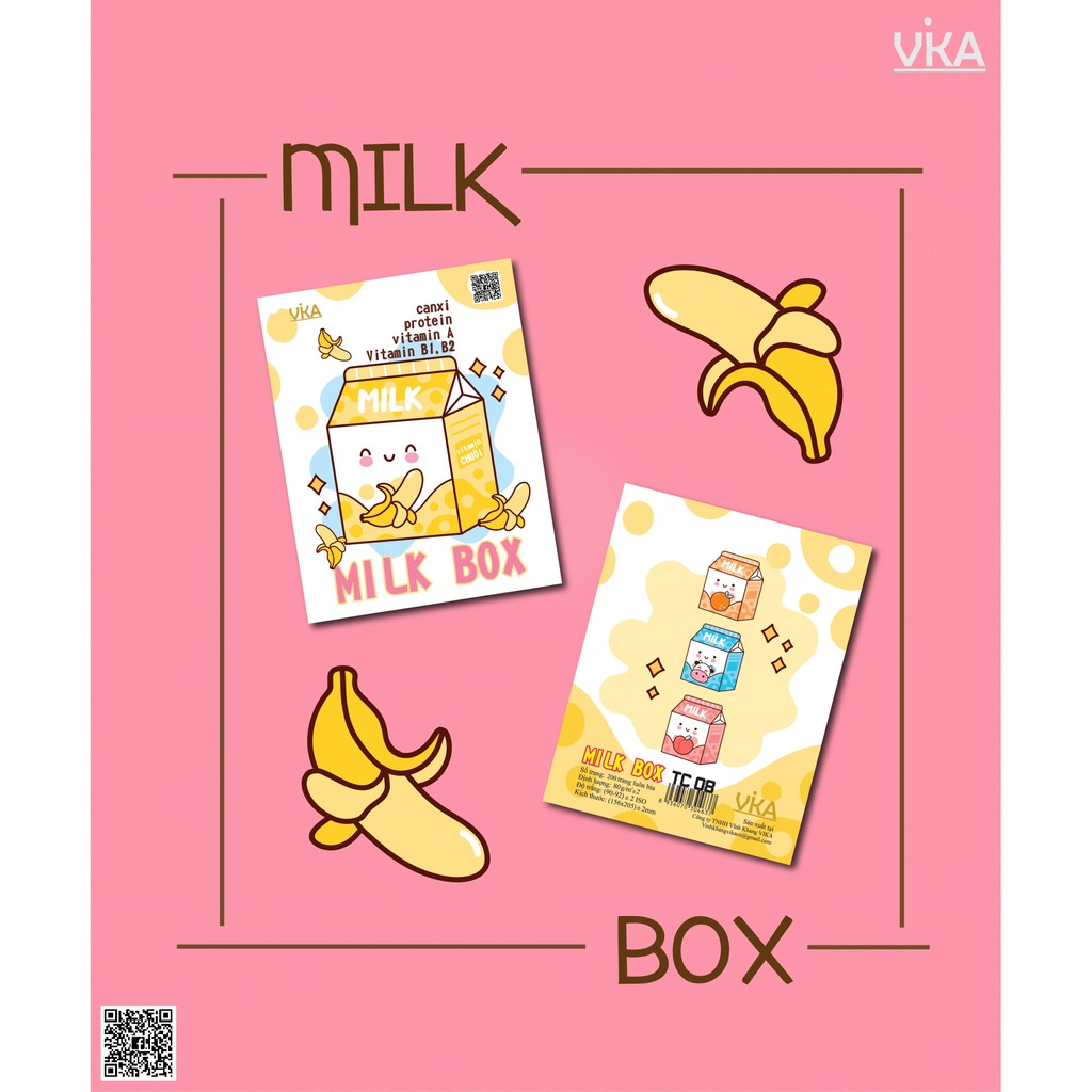 TẬP HỌC SINH VIKA: MILK BOX 200 TRANG