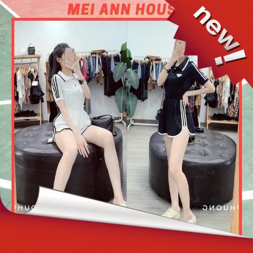 Set đồ nữ 💖NHẬP MÃ MEIAKSD GIẢM NGAY 50K💖 Bộ thể thao polo quần short áo thun tag thương hiệu Prada