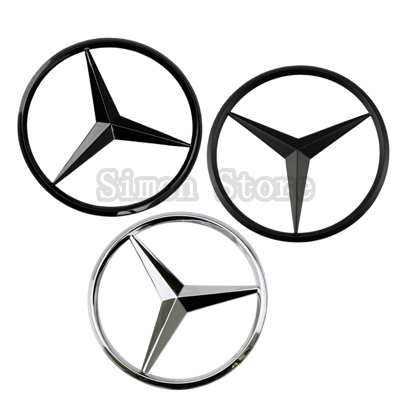 Logo 3 Chân Dán Trang Trí Cốp Xe Mercedes Benz A C E Cla Glc Loại W117 W176 W204 W205 W213 W253