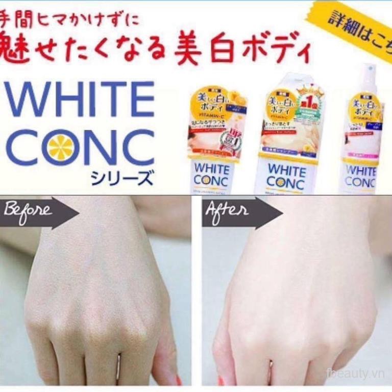 Sữa Tắm Trắng Da Body White Conc Nhật Bản 360ml