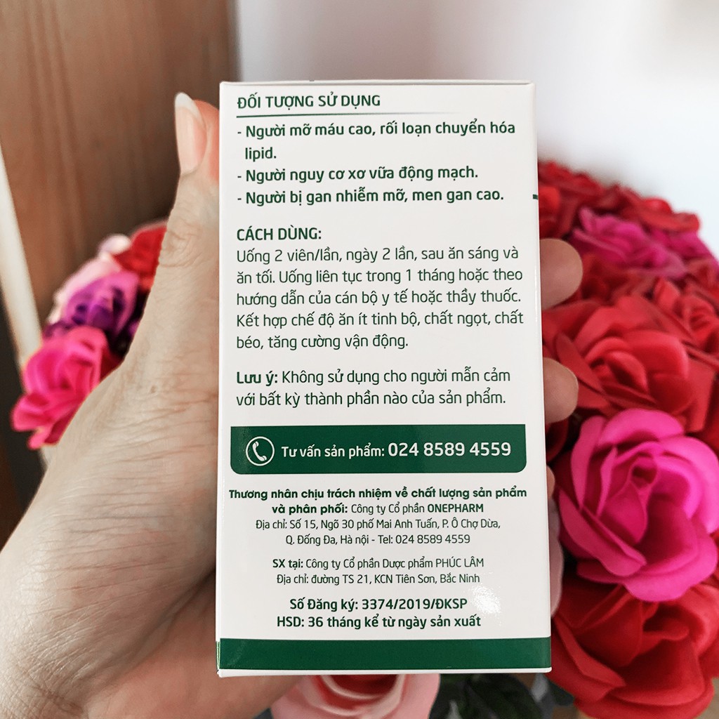 Combo 12 hộp T-RICHOSEN từ Lá Sen, Thảo Quyết Minh, Diệp Hạ Châu, Giảo Cổ Lam giảm mỡ máu