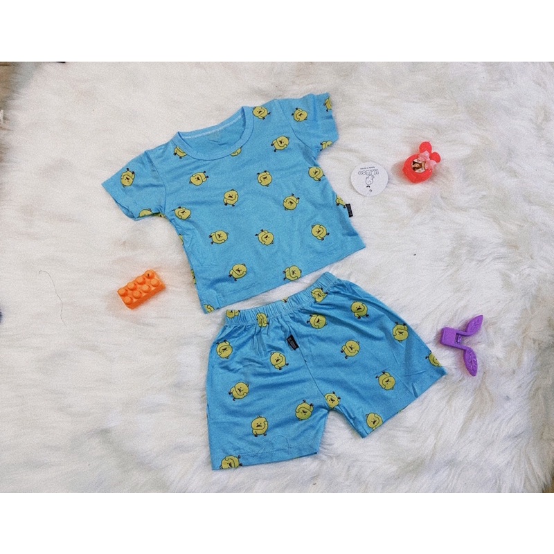 Bộ thun lạnh hình vịt K.WOO