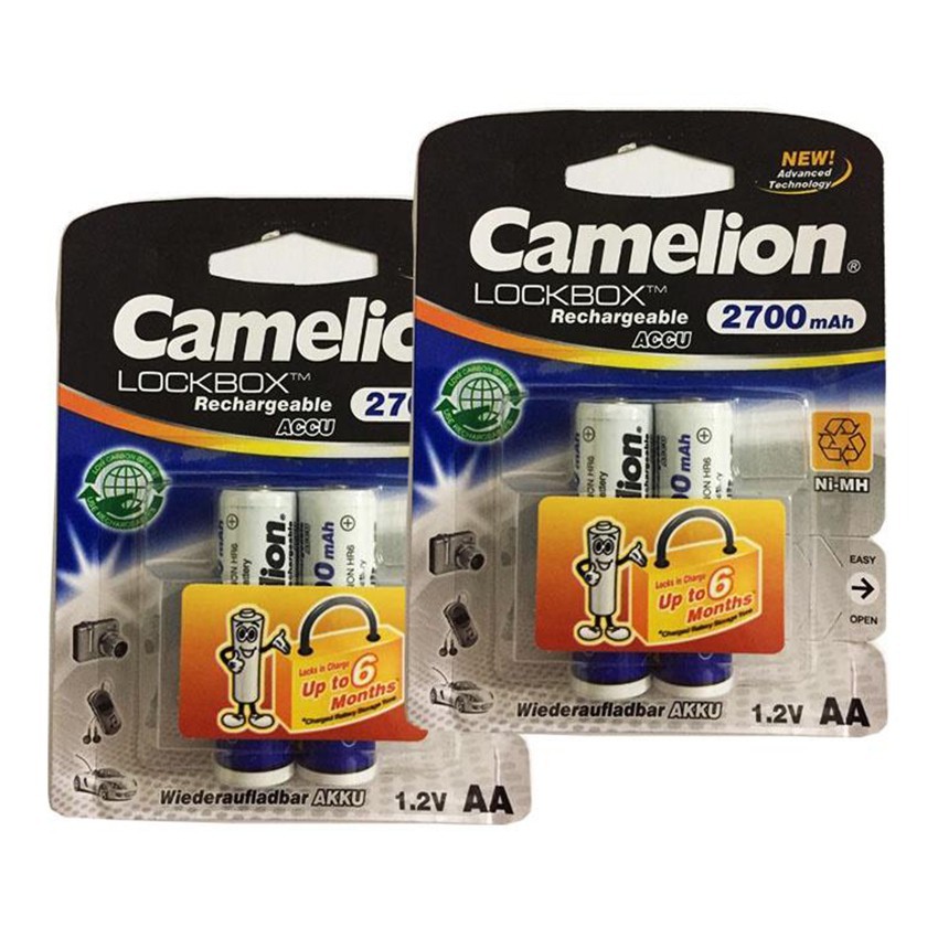 Pin sạc AA Camelion 2700mAh