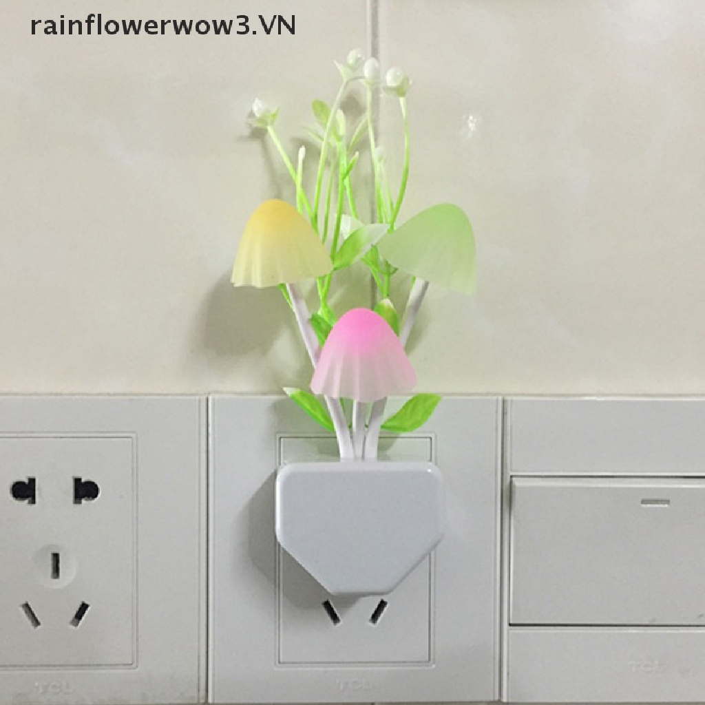 [wow] Đèn Ngủ LED Hình Nấm Mới Lạ Phích Cắm US [wow]