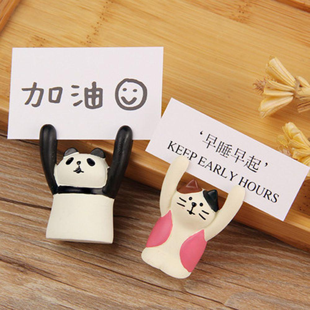 Kẹp Giữ Ảnh/Ảnh Để Bàn Hình Ếch/Gấu Trúc Dễ Thương Sáng Tạo