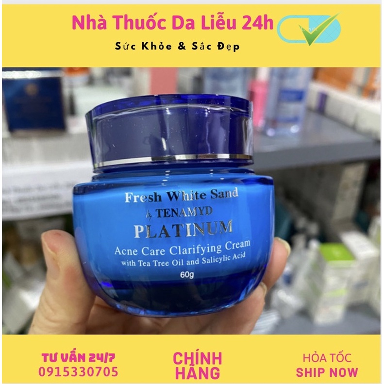 Kem dưỡng dành cho da mụn Tenamyd Platinum Acne Care Clarifying Cream 60g