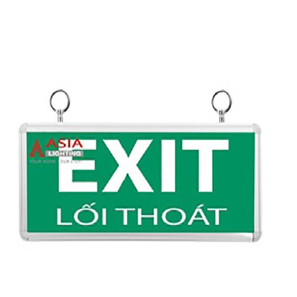 Đèn led Exit chỉ dẫn Asia lối thoát E-01 1 mặt, E-02 2 mặt  Công suất 3W