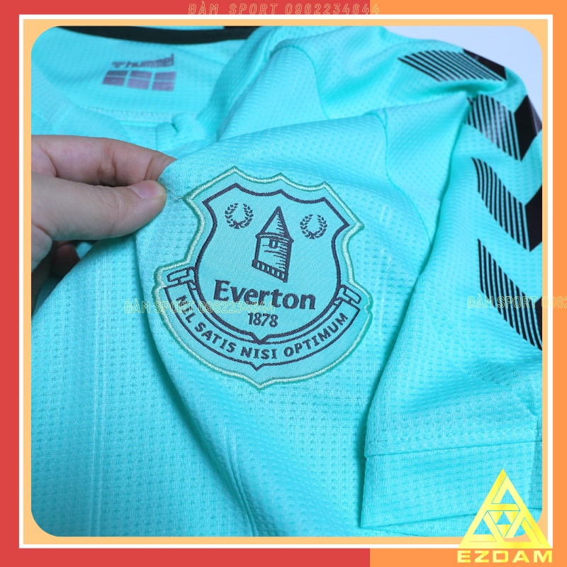 Áo Bóng Đá Everton Màu Xanh Ngọc Thun Thái Mặc Mát- Áo Đá Banh Đẹp ĐÀM SPORT 3