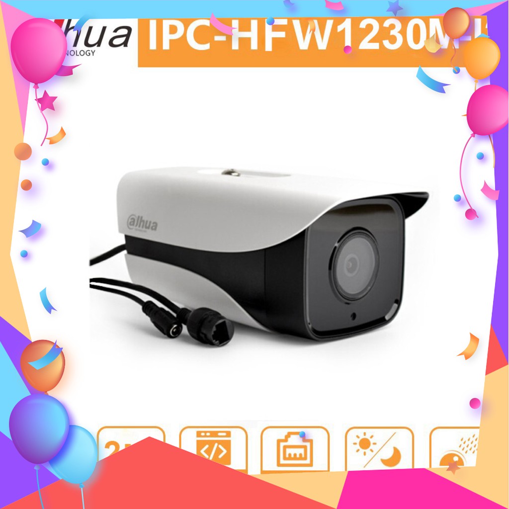 Camera Thân Dahua DH IPC-HFW1230M-I2(POE)